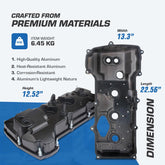 Upgraded Aluminimun Engine Valve Covers Left Right Compatible with Ford F-150 Expedition Transit Mark LT Navigator 3.5 EcoBoost Valve Cover 13-19 2013-2019